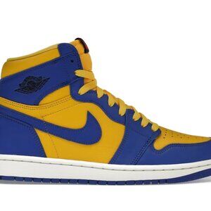 Jordan Brand AJ1 High Blue and Gold